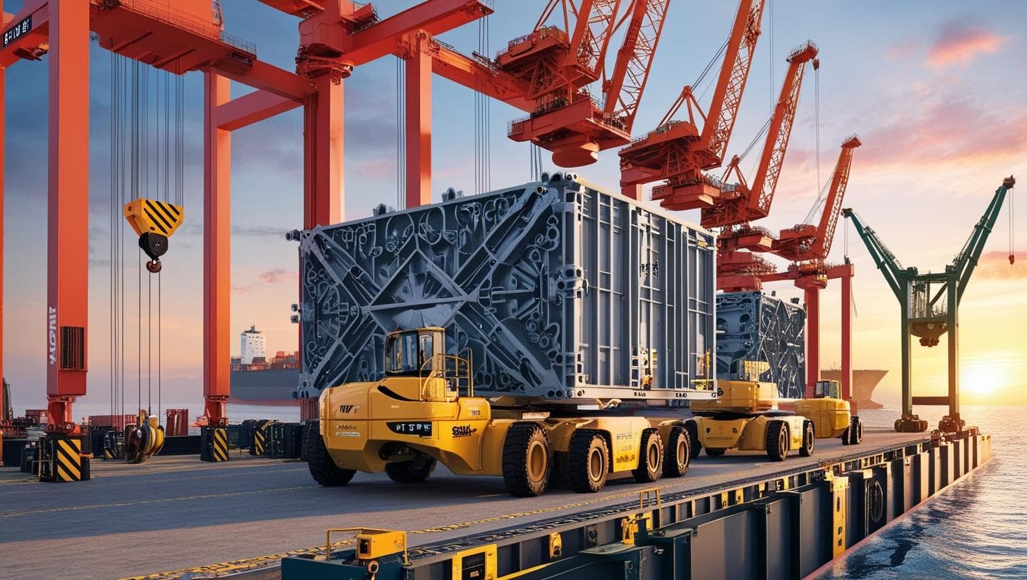 High-Capacity Cranes and Lifting Equipment