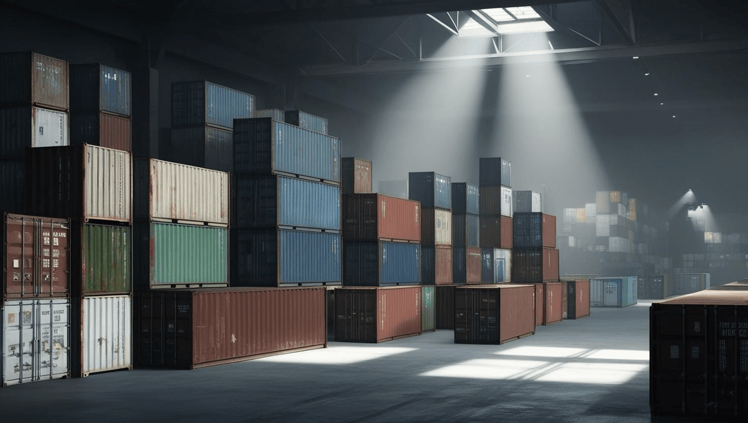 Container storage yard