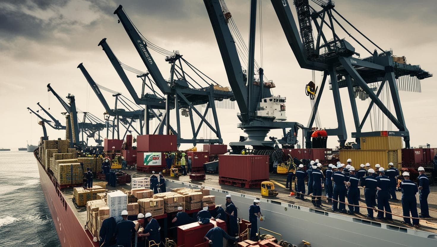 Ship Supply and Crew Change Operations