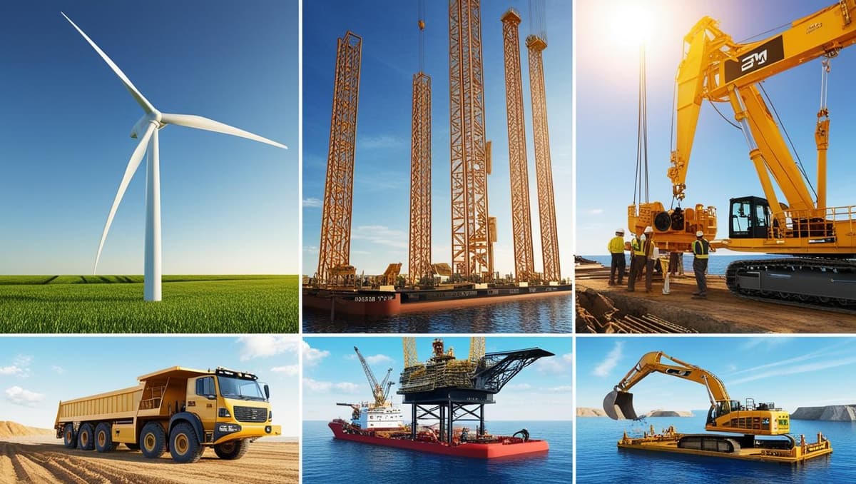 Project cargo for energy, construction, mining, and renewables