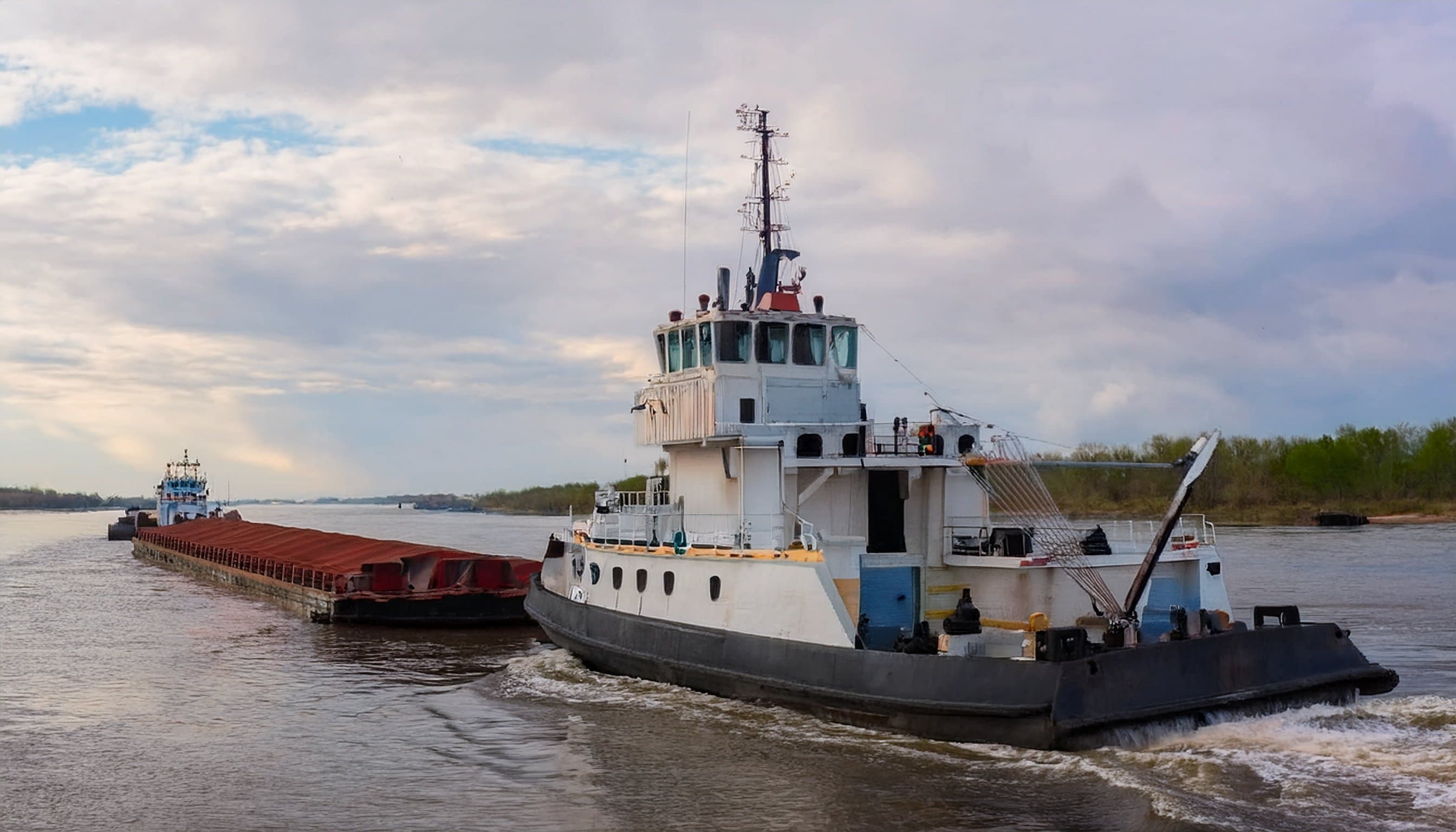 Tugboats and Barges